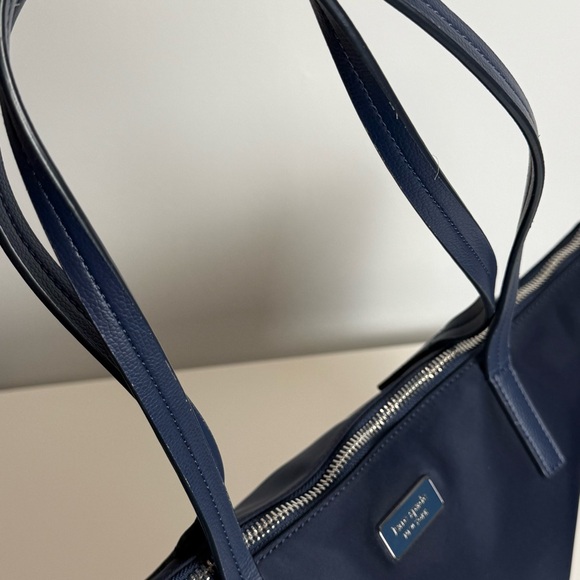 Kate Spade “Hayden” Nylon Tote bag in Navy Blue - Picture 13 of 16